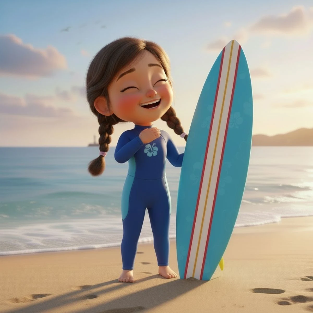 Cartoon character design for educational children's content