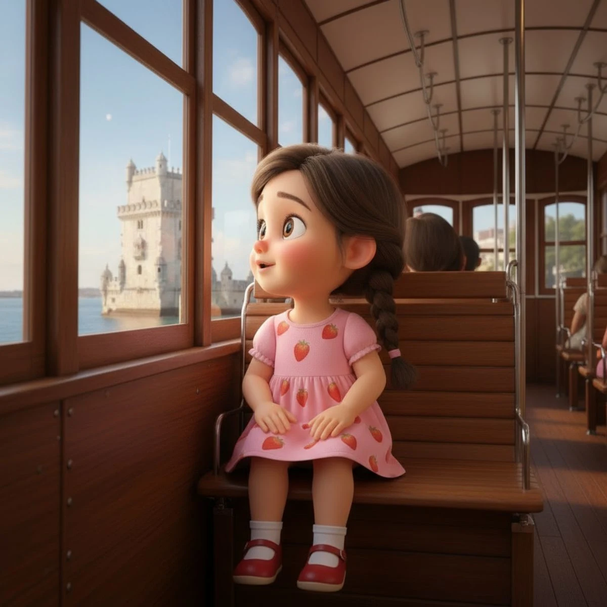 Cartoon child character in vibrant anime-inspired art style